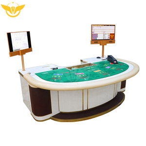 Mesa <span class=keywords><strong>de</strong></span> Baccarat Inteligente Personalizada YH OEM con Lector <span class=keywords><strong>de</strong></span> Tarjetas RFID, Barajador Automático, para 6 <span class=keywords><strong>Jugadores</strong></span>, <span class=keywords><strong>de</strong></span> Lujo - Product Image 3