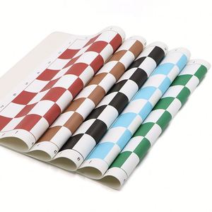 Tablero de Ajedrez Enrollable de Cuero PU Impermeable de 42x42cm al por Mayor para Torneos de Principiantes y Entrenamiento de Clubes - Product Image 3