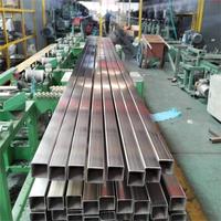 Tubería de Acero Cuadrada Anillada Negra Directa de Fábrica para Trabajos de Soldadura y Fabricación