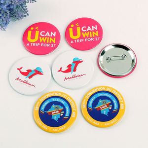 เข็มกลัดโลหะดีบุกแบบกำหนดเองได้ พิมพ์ลายส่วนตัว พร้อมสลักชื่อ - Product Image 5