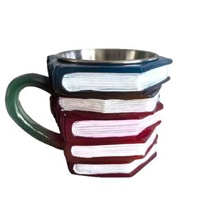 แก้วกาแฟลายหนังสือพิมพ์ลายระเบิดข้ามพรมแดน แก้วน้ำเรซิ่นตกแต่ง ของขวัญทำมือ - Product Image 5