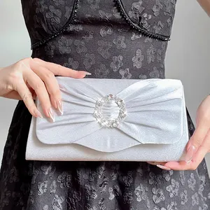 Elegant Diamond Floral Cellphone Clutch Bag Unique Crystal Purse Designer Evening Bag For Women Wedding Gift