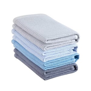 Custom Printed Waffle Tea <b>Towel</b> Checkered <b>Pattern</b> Kitchen Dish Cloths for Supermarket <b>Hand</b> <b>Towels</b> Dish Cloths Woven - Product Image 1