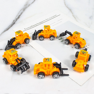 Miniature Construction Vehicles 6 Pieces Plastic Reusable Cake Decoration Birthday Party Supply - Product Image 2