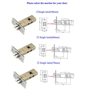 Factory Price Qleung Various Sizes Lock Body Stainless Digital Fingerprint Key Card Password Lock Case