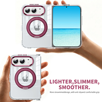 Étui de protection pliable magnétique super résistant avec support stable à 360° pour iPhone Duo