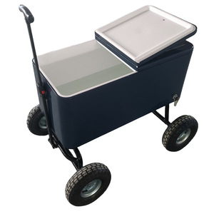 Caixa Térmica de Metal 80QT Personalizável por Atacado, 75L, Impermeável, Moderna, para Acampamento e Piquenique ao Ar Livre, com Rodas, Armazenamento de Alimentos e Latas, 5 Dias - Product Image 4