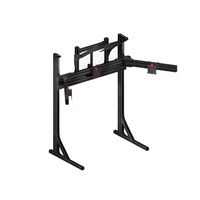 Soporte de Aleación de Aluminio para Equipos de Juego, Soporte para Simulador de Carreras con Soporte para Tres Monitores para Plataformas de Simulación de Carreras