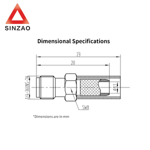 Wayiii SMA-C-<span class=keywords><strong>K</strong></span>-3 SMA-K5 Jack Vrouwelijke RF <span class=keywords><strong>Connector</strong></span> Compatibel met RG142/RG223 Kabels 6GHz Directe Fabriekslevering - Product Image 6