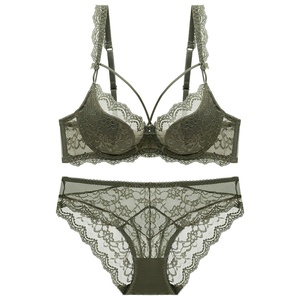 Neue Europäisch-Amerikanische Sexy Spitzen-Push-Up Plus-Size Dessous für Damen, Dünne Baumwolle lässt Große Brüste Kleiner Aussehen - Product Image 2