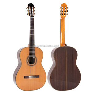 Guitarra Clásica de Tapa Sólida de Palisandro de Alta Calidad, Guitarra Clásica de Cuerdas de Nailon Personalizada de Fábrica OEM - Product Image 1