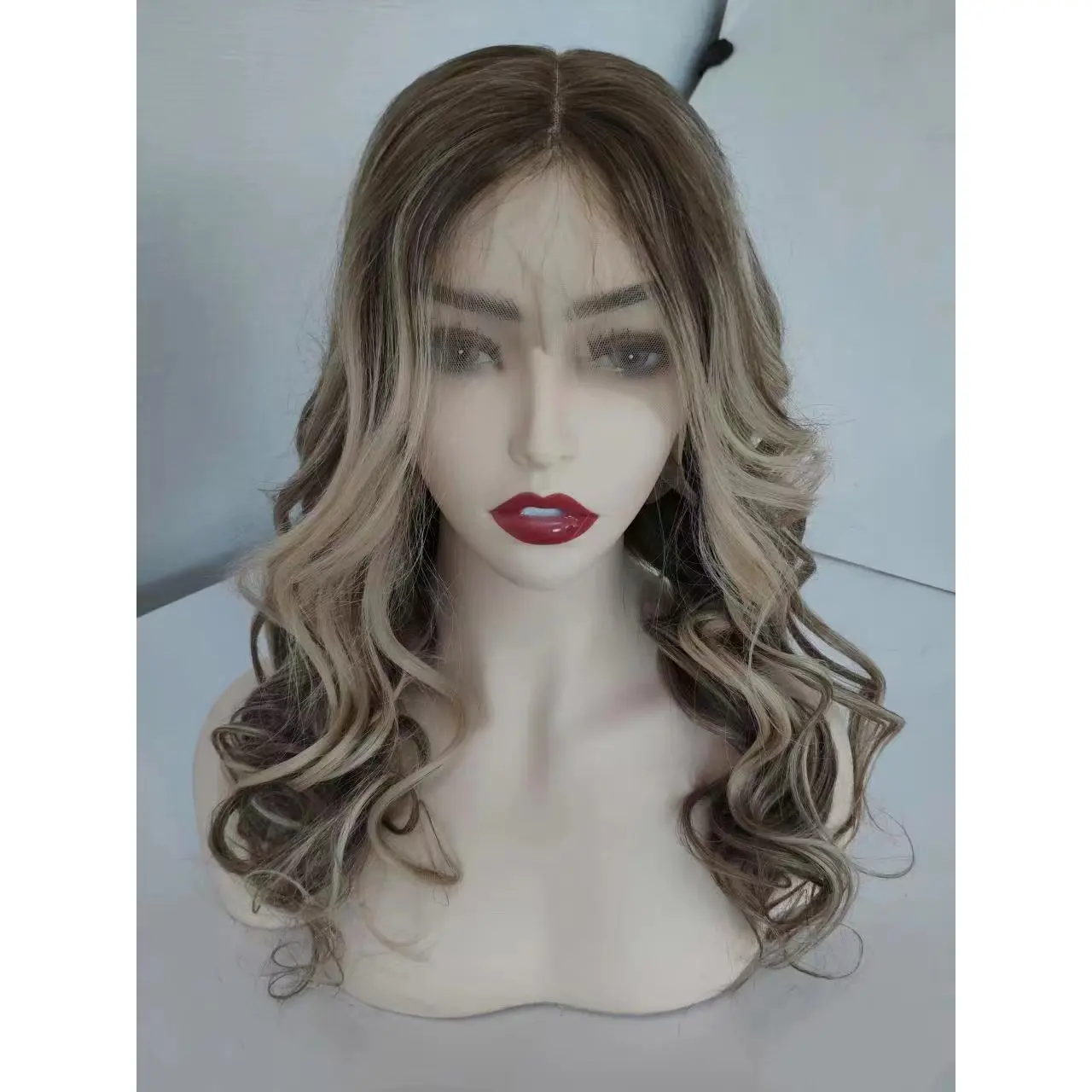 Fashion Long Natural Wave Daily 100% Human Hair13*6 13*6 Lace Front Wig