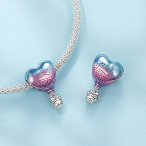 Ciondoli a Forma di Mongolfiera in Argento Sterling 925 100% per Creazione di Gioielli da Donna, Vendita all'Ingrosso - Product Image 4
