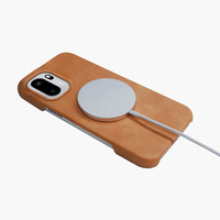 Étui en cuir de mouton magnétique pour OnePlus Ace 6 / 15 / Ace 5 - Coque rigide antichoc semi-enveloppante mate et fine