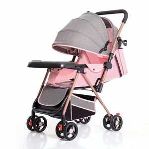 <span class=keywords><strong>Poussette</strong></span> et trotteur 3-en-1 légère pour bébé avec cadre en alliage d'aluminium et acier inoxydable, design pliable pour les enfants <span class=keywords><strong>de</strong></span> 0 à 3 ans - Product Image 1