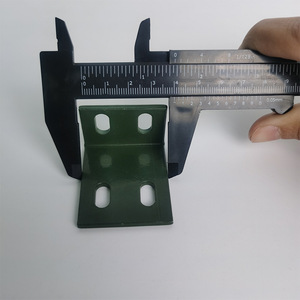 Wall <b>Mount</b> Bracket 80x50mm Precision Stamped Steel Powder Coated Hardware Connector Nonstandard Customizable - Product Image 2