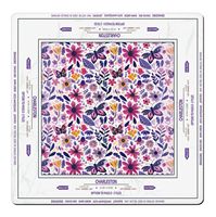 Tapis de Mahjong Floral 1PC Personnalisé OEM Doux Imperméable Antidérapant Tapis de Table de Mahjong Faible MOQ Tapis de Jeu Imprimé sur Mesure 31.5x31.5in