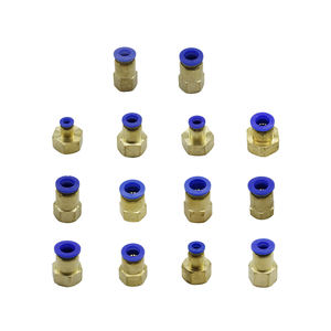 ข้อต่อตรงแบบนิวเมติกสำหรับระบบน้ำในสวน ขนาดเส้นผ่านศูนย์กลางภายนอก 6/8/10/12 มม. ต่อกับเกลียวในขนาด 1/8" 3/8" 1/2" 1/4" - Product Image 2