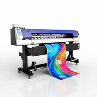 Imprimante éco-solvant haute qualité 1800 mm 4 couleurs pour bannières, vinyle, autocollants, papier photo PP Flex