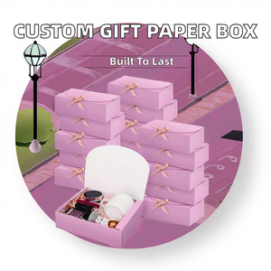 Caja de Embalaje de Cartón Cuadrada Plegable Resistente y Reciclable de Bajo Precio OEM con Cinta para Pasteles, Chocolate, Ropa, Velas, Carteras y Envíos - Product Image 2