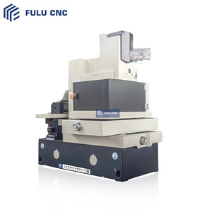 ماكينة قطع الأسلاك بالتحكم الرقمي بالكمبيوتر FULU CNC SL500 SL600 عالية السرعة، ماكينة قطع بالتفريغ الكهربائي CNC، مكونات محرك PLC أوتوماتيكية 220 فولت/380 فولت 1.5 كيلو واط - Product Image 1