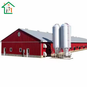 Kits de construction préfabriqués de dessin de grange de hangar de stockage de cheval de structure <span class=keywords><strong>en</strong></span> acier lourd de Offre Spéciale - Product Image 2