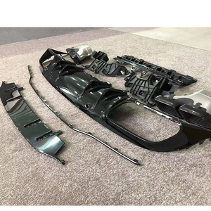 Nuovo Diffusore Posteriore Stile <span class=keywords><strong>AMG</strong></span> C63 di Alta Qualità con Terminali di Scarico Plug and Play per Mercedes-Benz <span class=keywords><strong>Classe</strong></span> C W205 C205 Coupé - Product Image 4