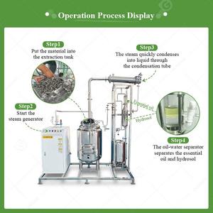 Máquina de extracto de solvente de hierbas ultrasónica automática, etanol esencial, hierba de limón destilada, grado de extracción de aceite de árbol de té, nuevo - Product Image 5
