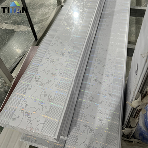 Uruguay Colombia Tablilla Blanca Techo Plastico Pvc Blanc Mat <strong>Ceiling</strong> Pvc <strong>Sheet</strong> Design - Product Image 3