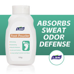 Contrôle de la poudre de pied de talc de luxe personnalisé et formule antifongique pour les pieds avec emballage de qualité supérieure poudre pour pieds frais - Product Image 3