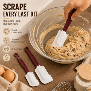 Vente directe fabricant : Spatule à silicone intégrée pour usage domestique, idéale pour la pâtisserie et la crème, ustensile essentiel, vente en gros - Product Image 3