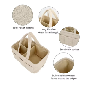 <span class=keywords><strong>Sac</strong></span> de rangement pour couches en peluche douce, multi-poches, grande capacité, pour la maison et l'extérieur, <span class=keywords><strong>sac</strong></span> à couches pour maman - Product Image 5