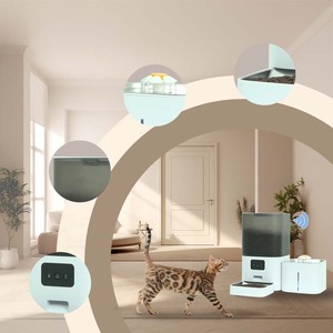 Pengumpan Kucing Otomatis Desain Baru <span class=keywords><strong>2026</strong></span> 2 in 1 Tempat Makan & Minum Hewan Peliharaan Kontrol Wifi APP Pengumpan Hewan Peliharaan Pintar Grosir Pabrik - Product Image 5