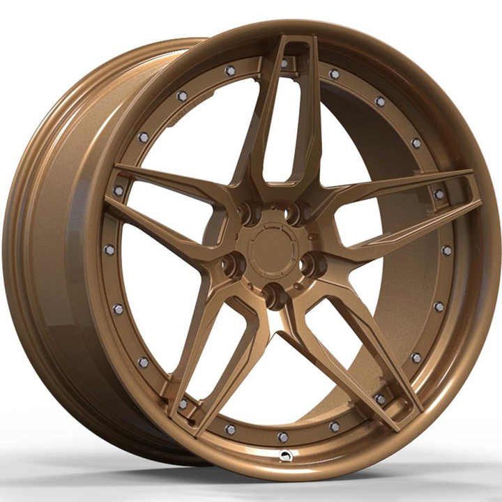 Star Rim Design Star-Spoke Passenger Car Rims 2-Piece Concave Design Car Wheels PCD 4 ...