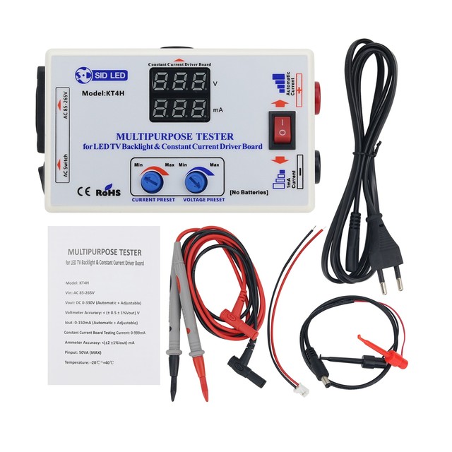 KT4H LED Backlight Tester Multipurpose Tester for LED TV Backlight & Constant Current Driver Board