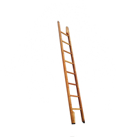 Échelle de sauvetage en bambou TDZ3 Fire Single Bar Ladder pour pompiers, échelle d'évacuation d'urgence