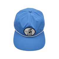 Groothandel Mode Hoed Custom Uw Eigen Logo Touw Nylon Snapback Caps Hoeden