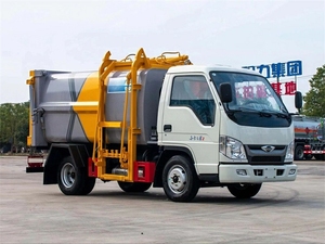 รถบรรทุกขยะดีเซล โฟตอน มินิ 4x2 ขนาด 6 คิวบิกเมตร แบบยกข้าง ยูโร 6 สำหรับบริการสุขาภิบาลในเมือง จากผู้ผลิตโดยตรง - Product Image 2
