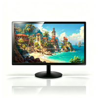 Nouvel écran PC large de 19,5 pouces IPS TN LED 2K, 1600x900 HD+ 60Hz, VGA, support VESA, pour bureau professionnel