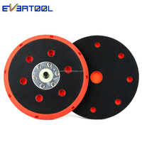EVERTOOL Plaque de ponçage DA 6 pouces multi-trous, sans poussière, avec fixation auto-agrippante et extraction latérale des poussières