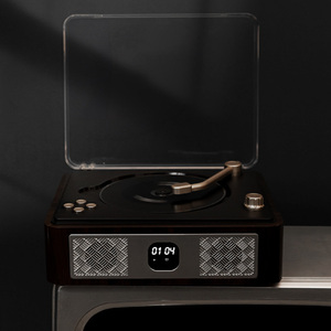 Reproductor de CD Retro con Bluetooth 5.4, Estilo Tocadiscos Vintage, Altavoz Estéreo HiFi, Compatible con CD/CD-R/DVD/WAV, Portátil e Inalámbrico - Product Image 4