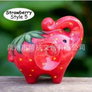 Pineapple Style <b>Elephant</b> Ornament Synthetic Resins Modern Design Living Room Desktop <b>Decoration</b> Gift - Product Image 3
