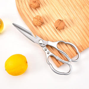 Ciseaux de cuisine Lotus en acier inoxydable, robustes et multifonctionnels pour la viande, le poisson, la cuisson au barbecue et l'usage domestique - Product Image 3