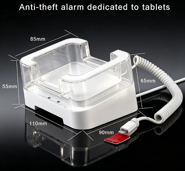 Supermarket Display iPad Tablet PC Security Display Stand Burglar Alarm Fair Exhibition Anti Theft Holder for Electronics Shop