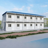 Maison conteneur pliable de luxe de 20 pieds, construction préfabriquée à assemblage rapide et personnalisable pour villas, appartements, bureaux, parcs, hôtels