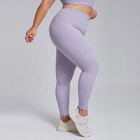 Leggings de yoga taille haute Fuyida pour femme en Spandex/Nylon, effet push-up, extensibles dans quatre directions, respirants, séchage rapide, grandes tailles, pour le fitness