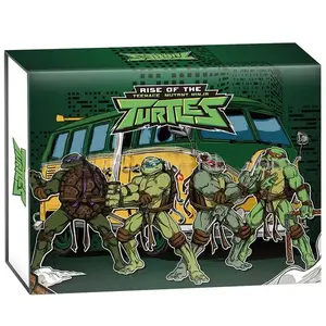 48 상자 도매 십대 돌연변이 구글 애니메이션 닌자 거북이 카드 일본 그림 TMNT 보드 게임 플레이어 파티 게임 카드