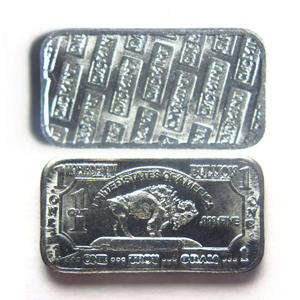 Moedas de Metal Personalizadas, Lingote de Molibdênio de 1 Grama, 999 Molibdênio Fino, Barra de Bullion Buffalo, Moedas de Lembrança - Product Image 6