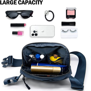 Sac de poitrine unisexe en polyester imperméable personnalisable pour sports de plein air, décontracté, course, ceinture réglable, sac banane - Product Image 4