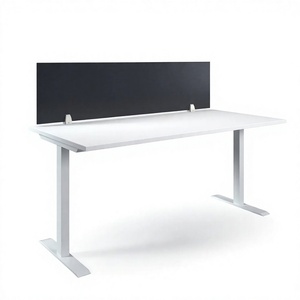 Panneau de séparation de bureau, écran de séparation <span class=keywords><strong>acoustique</strong></span> pour bureau, séparateur de poste de travail monté sur table - Product Image 1